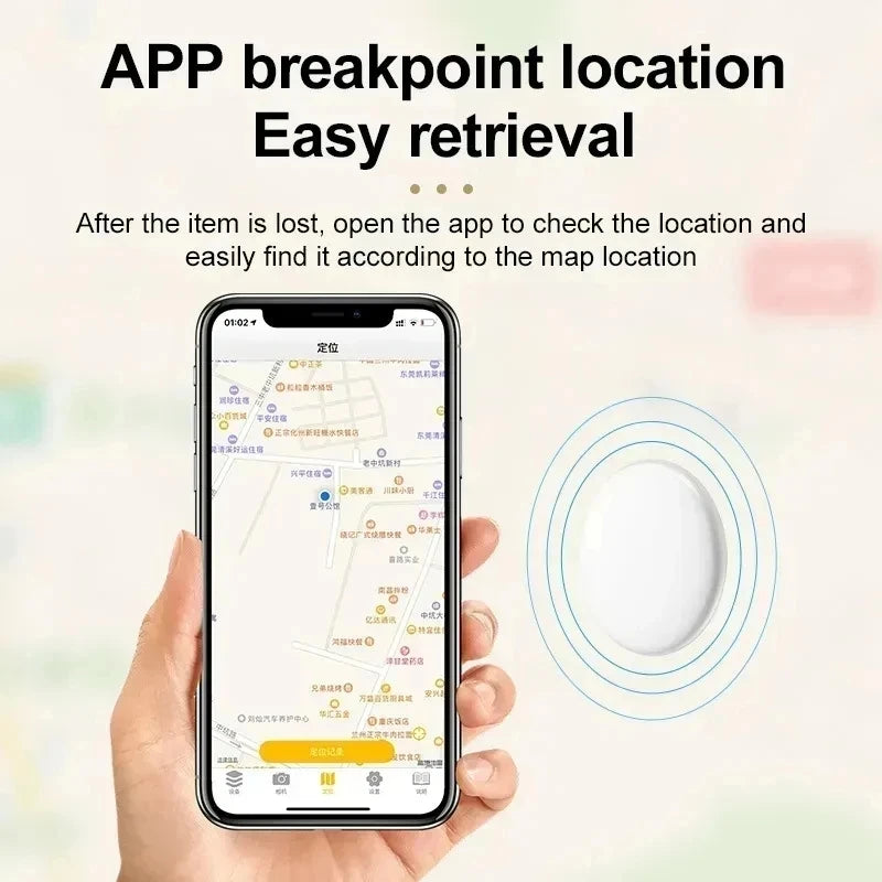 Lenovo GPS Smart Tracker Elderly Kids Anti-Lost Reminder Device Pets Bag Wallet Bluetooth Locator For IOS Android Finder 2026