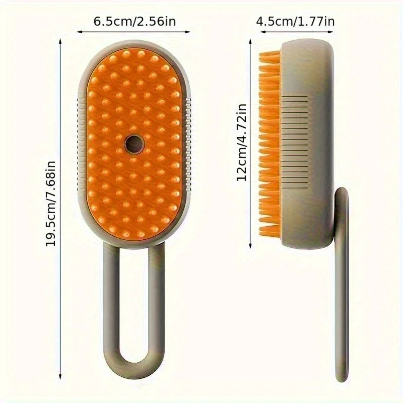 3 in1 Grooming Supplies Steam Brush Cat Brush Cats Vaporizer Pet Hair Brush Remover Pets Cleaning Steamy Spray Massage Comb